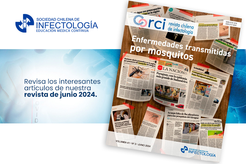 Los artículos imperdibles en el número de junio de la Revista Chilena de Infectología