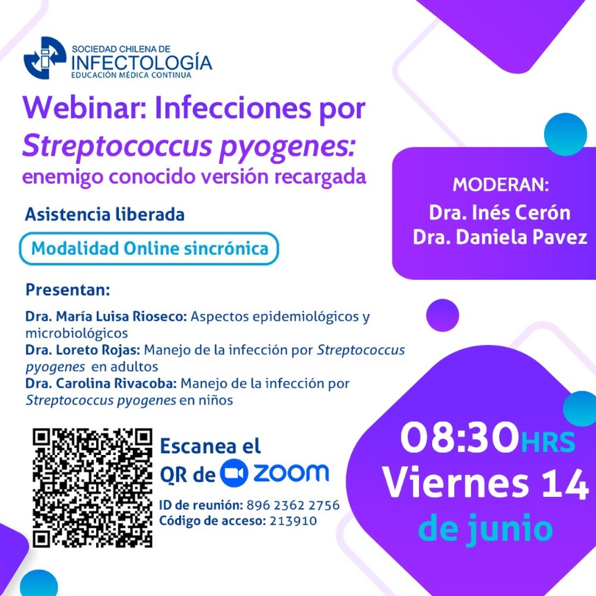 Revive el Webinar: Infecciones por Streptococcus pyogenes: enemigo conocido versión recargada – Ver Video