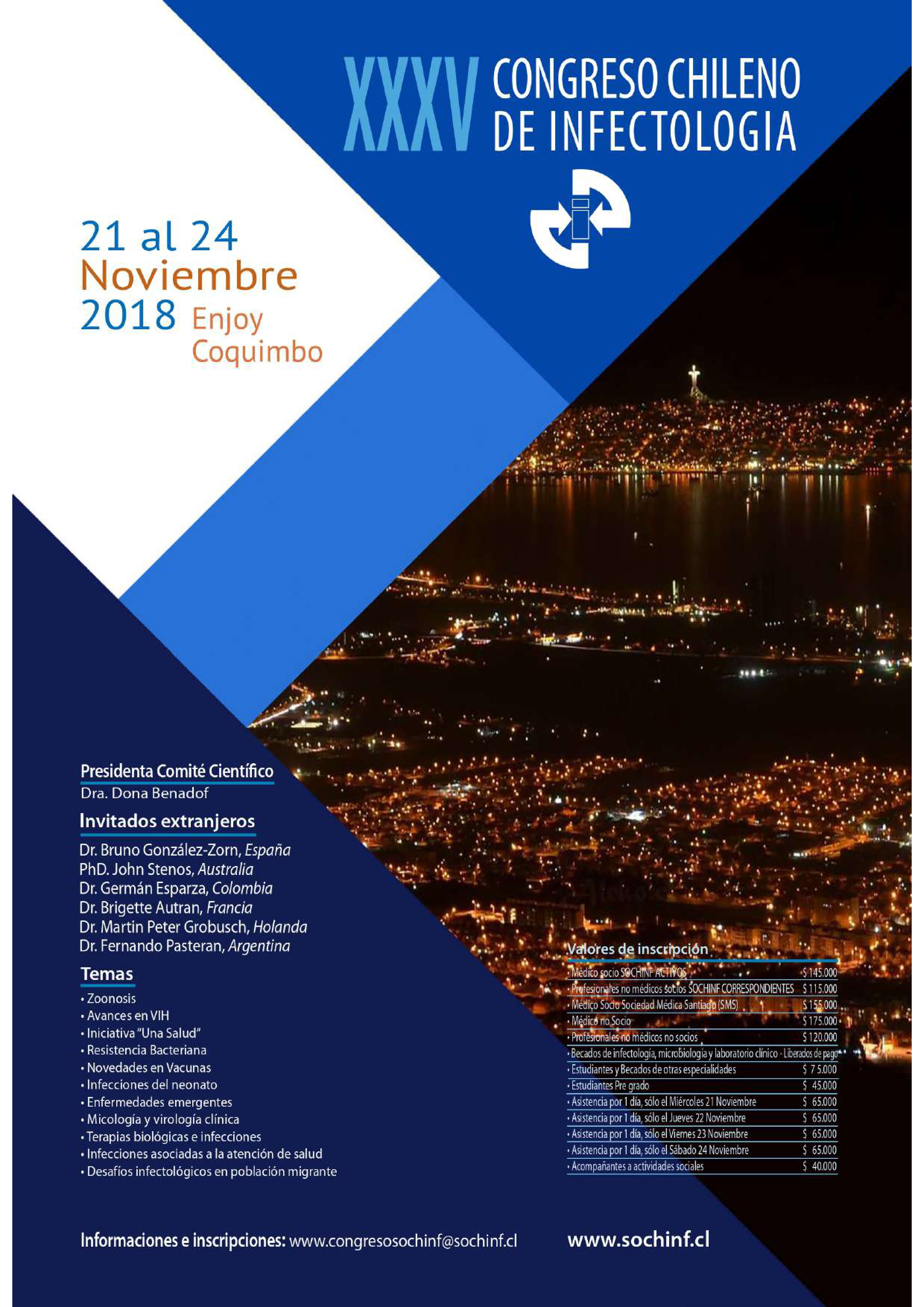 XXXV Congreso Chileno de Infectología 2018