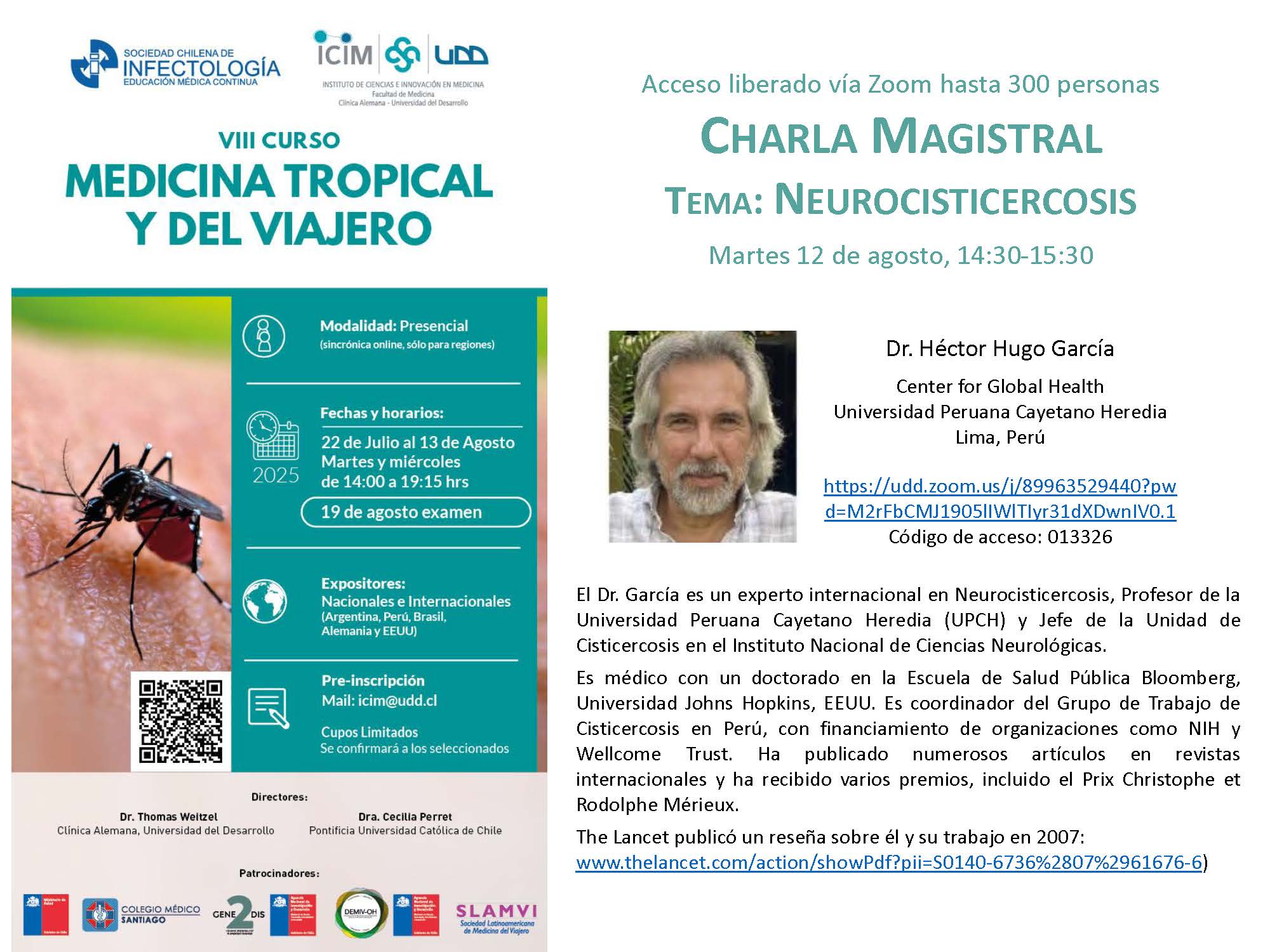 CHARLAMAGISTRAL TEMA: NEUROCISTICERCOSIS