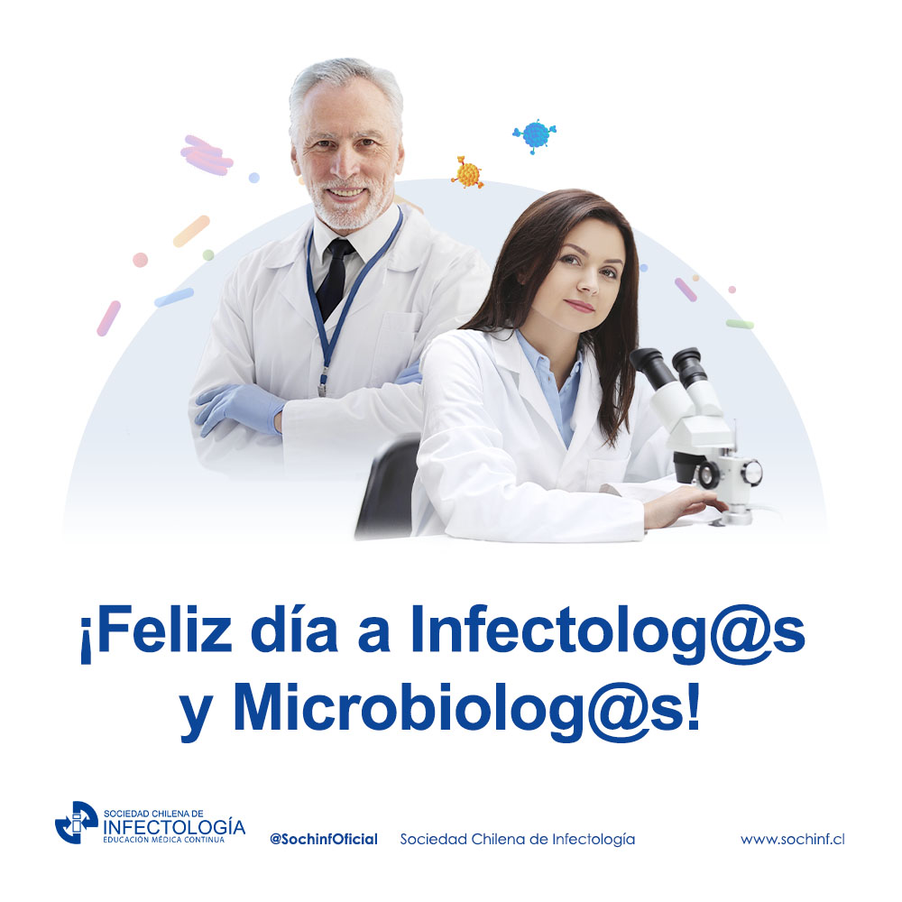 ¡Feliz día a Infectólogos y microbiólog@s!