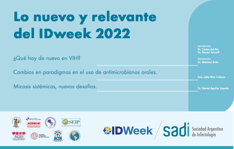 Lo nuevo y relevante del IDWeek 2022, actividad libre y gratuita