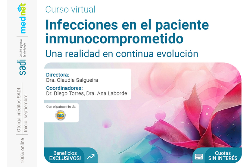 Curso virtual Infecciones en el Paciente Inmunocomprometido SADI