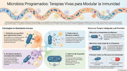 Bacterias Programables: Terapias vivas para modulación del sistema inmune innato