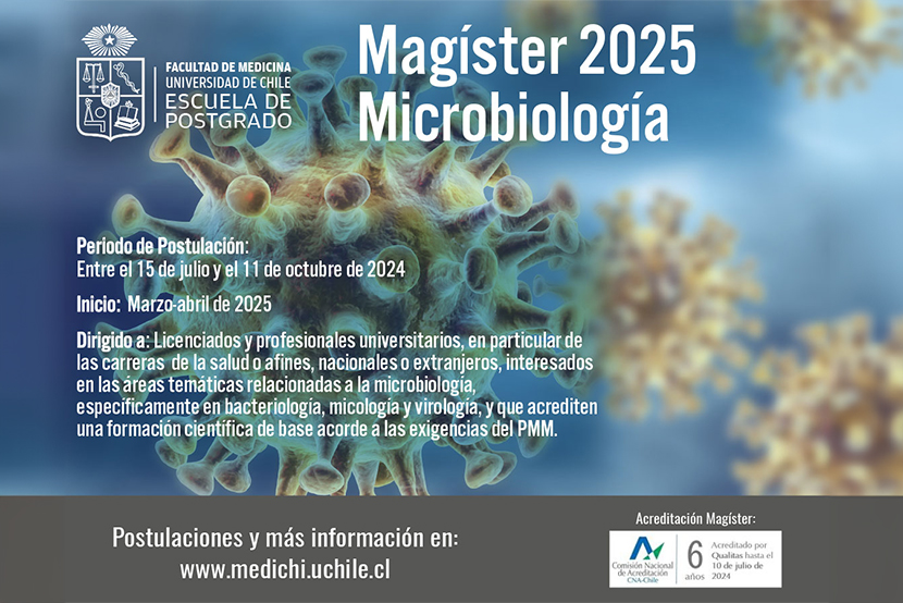 Programa de Magíster en Microbiología 2025 – Universidad de Chile