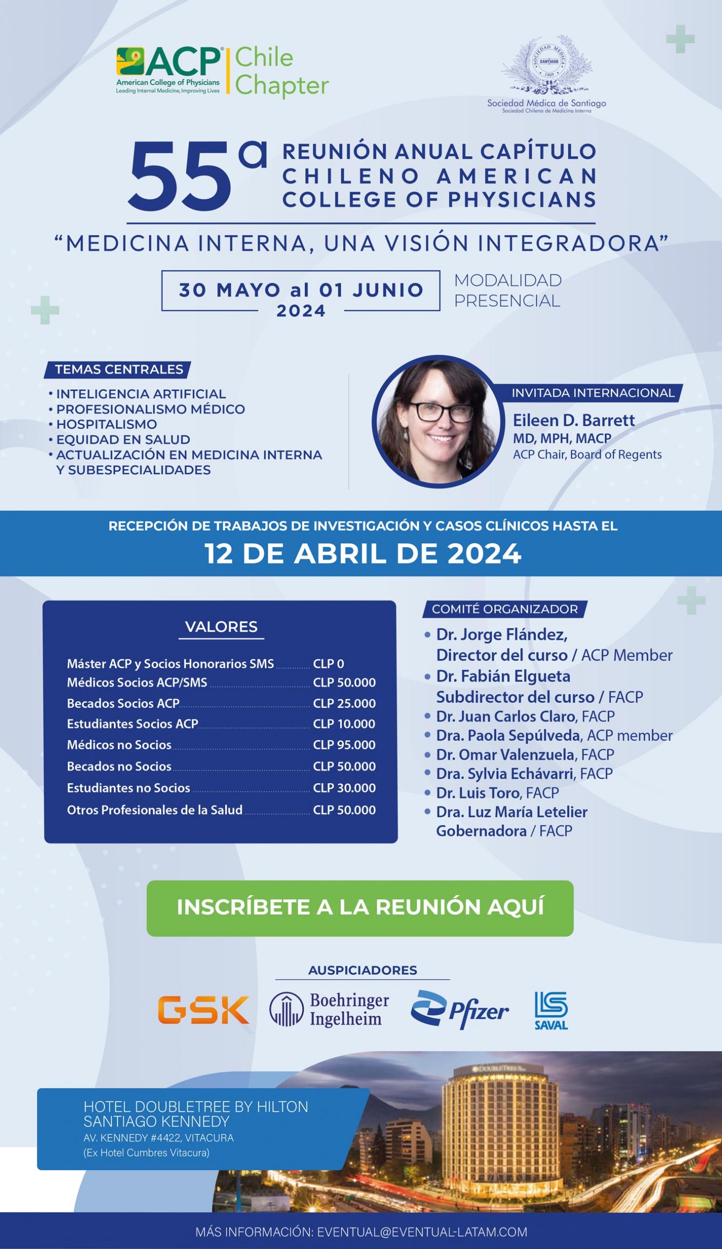 55° Reunión anual del Capítulo Chileno del American College of Physicians