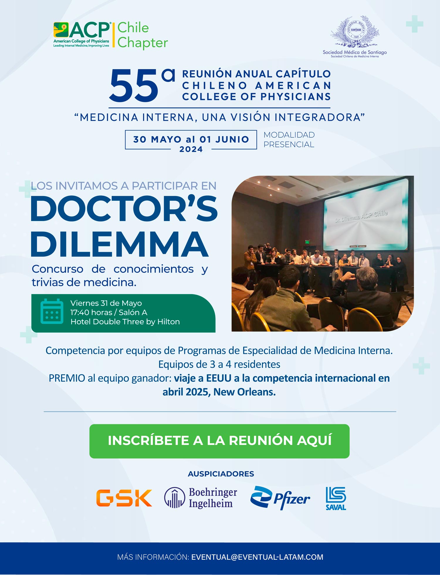 55° Reunión anual del Capítulo Chileno del American College of Physicians