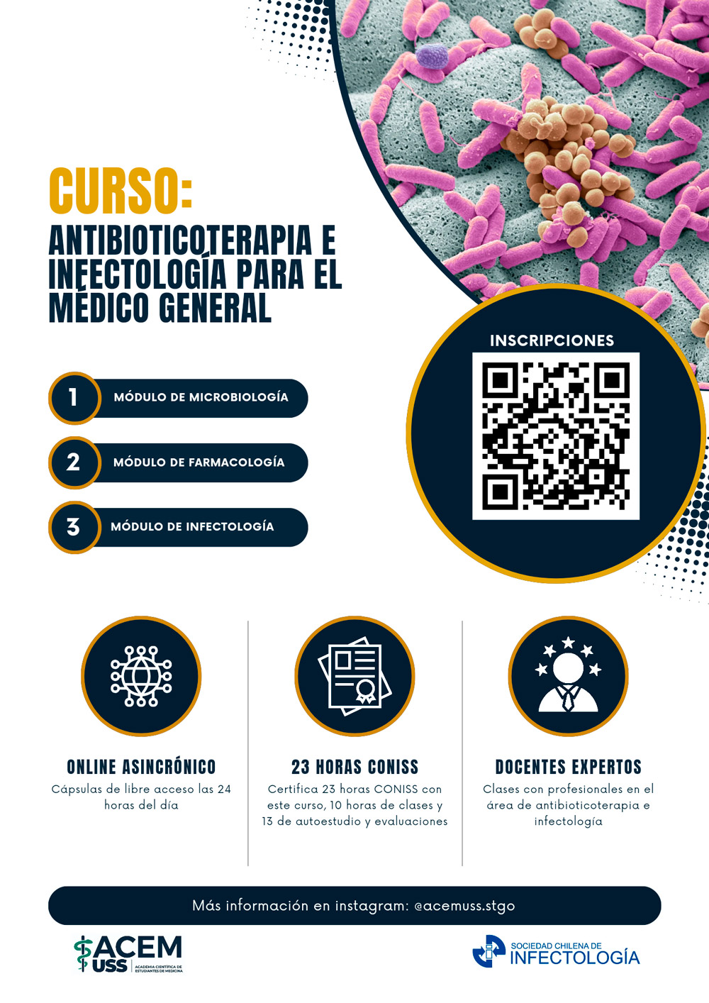 Curso: Antibióticoterapia e infectología para el médico general