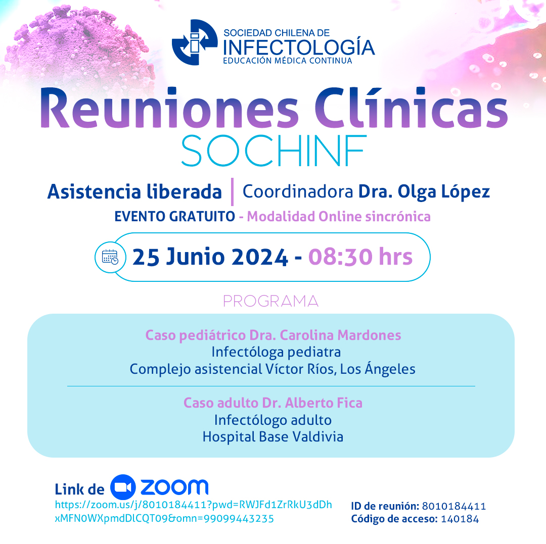 Reuniones Clínicas SOCHINF 2024