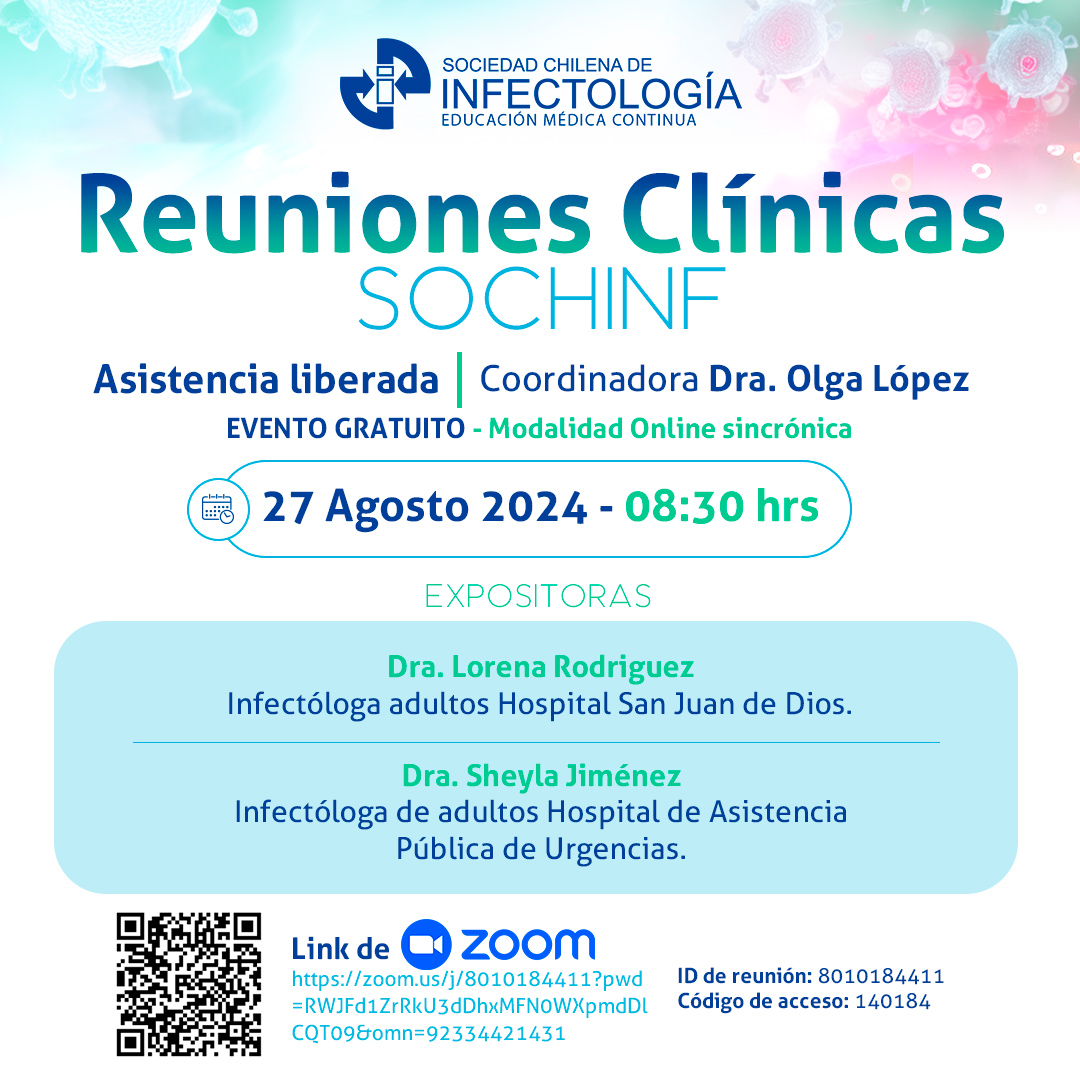 Reuniones Clínicas SOCHINF 2024