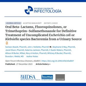 Comentemos este artículo elaborado por el Comité antimicrobiano