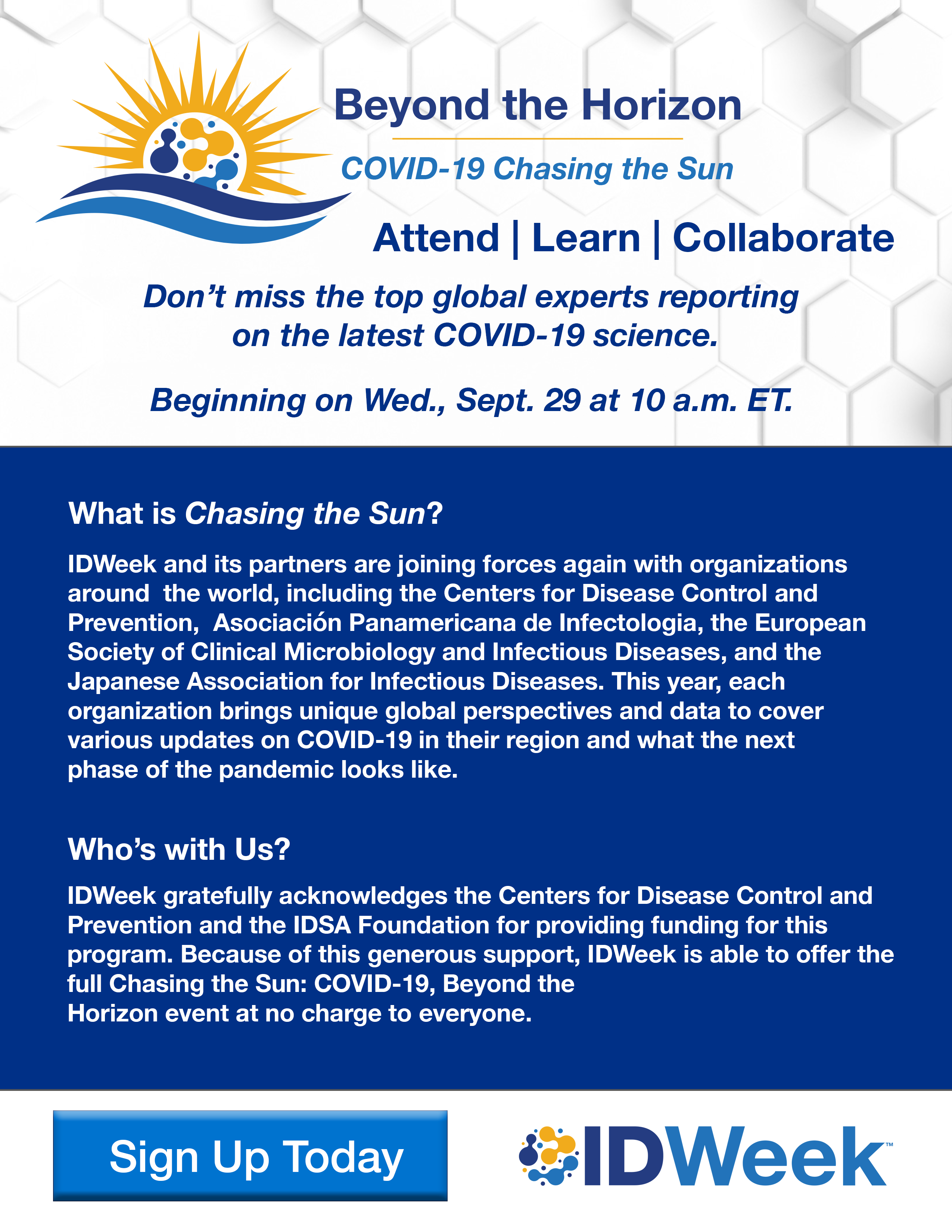 IDWeek 2021 – Chasing the Sun Marketing