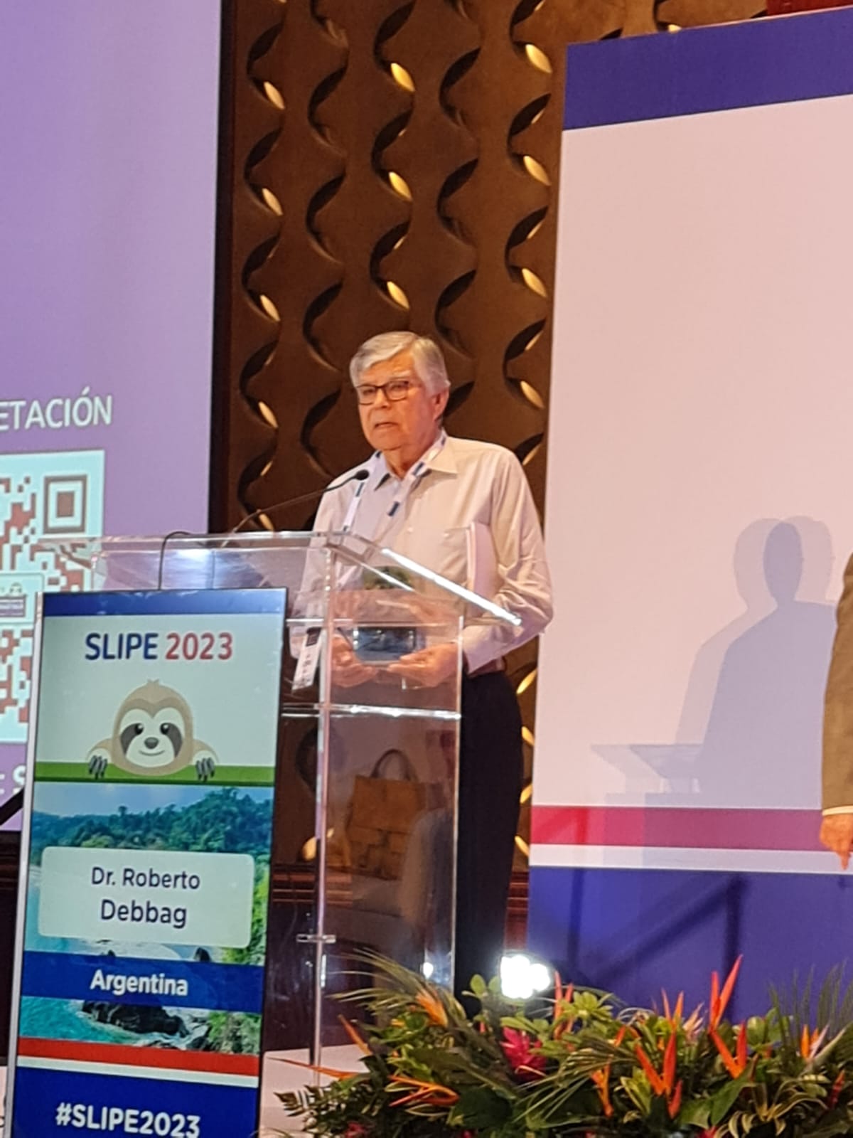 Reconocimiento Dr. José Cofré. Editor Revista Chilena de Infectología SLIPE, Costa Rica, 2023