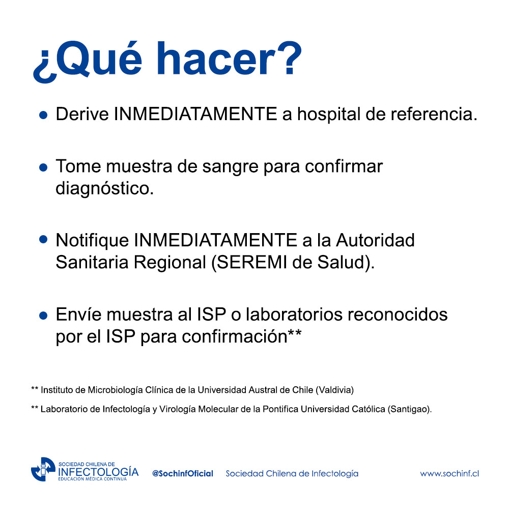 HANTA VIRUS, ¿Qué hacer en atención secundaria y terciaria de salud?