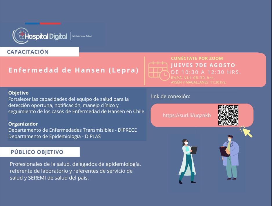 Webinar “Enfermedad de Hansen (Lepra)”