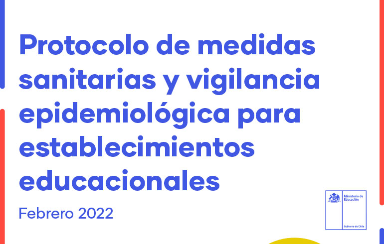 Protocolo de medidas sanitarias y vigilancia epidemiológica para establecimientos educacionales