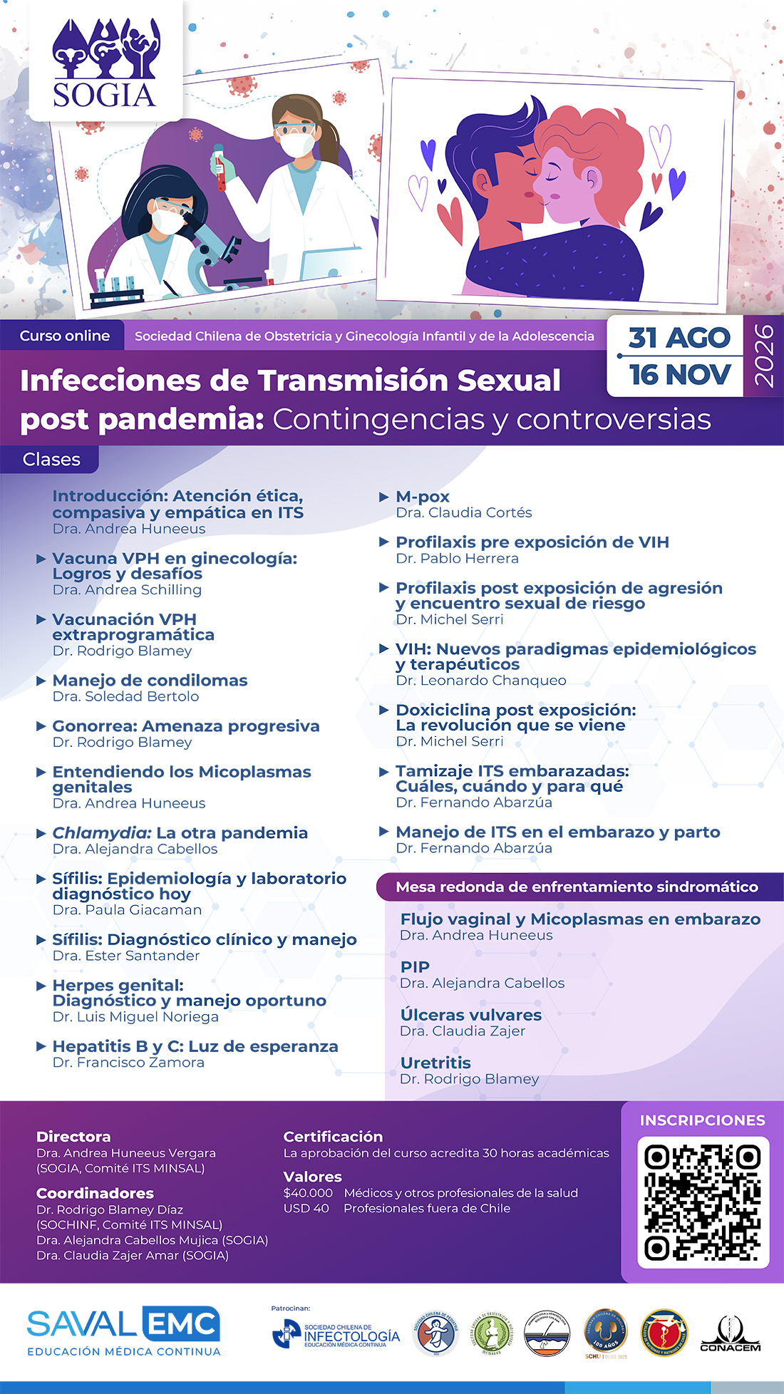 Curso “Infecciones de Transmisión Sexual post pandemia: Contingencias y controversias”