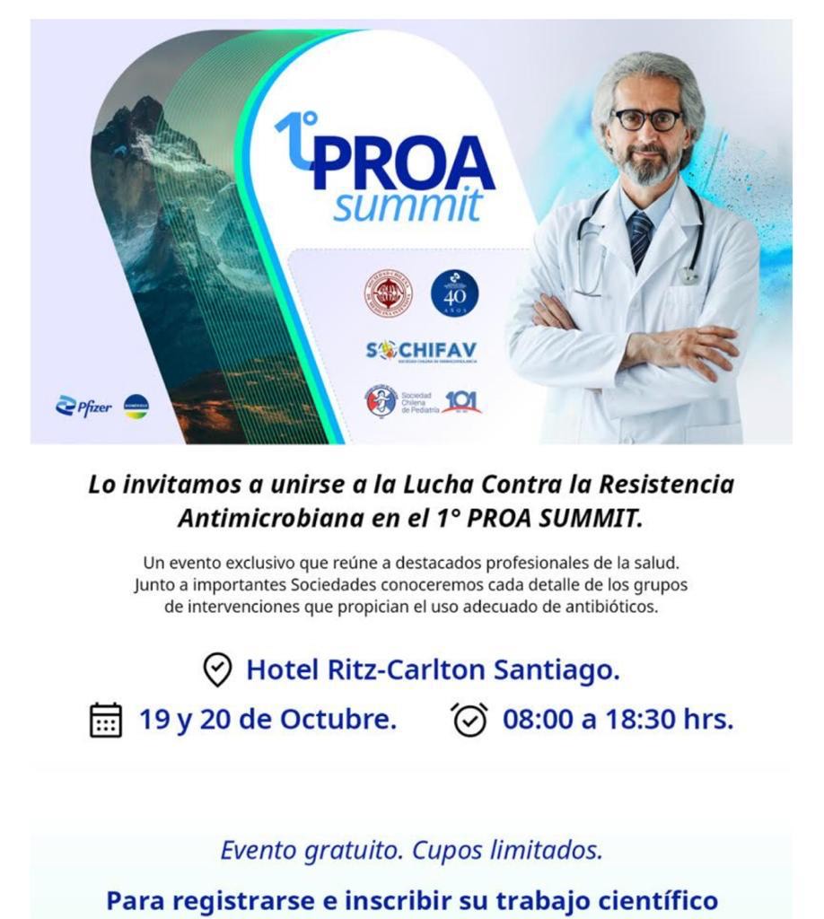 Lo invitamos a unirse a la Lucha Contra la Resistencia Antimicrobiana en el 1° PROA SUMMIT